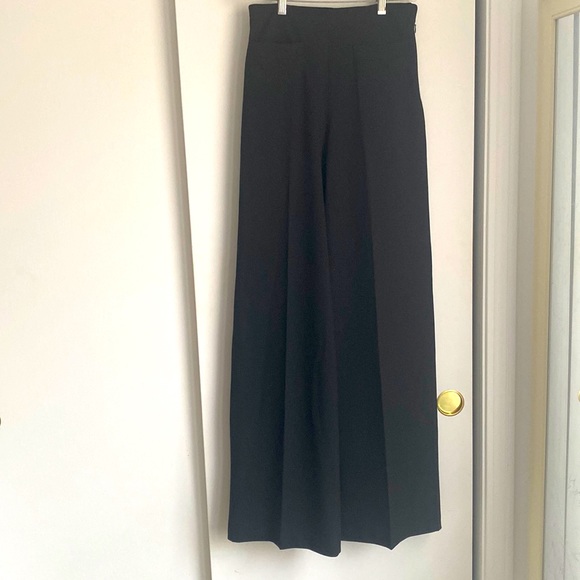 NWT mango high waist wide leg trousers/pants - Picture 1 of 9